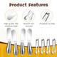 Spreader Knife Set8-Piece Cheese And Butter Spreader Knivesmini Serving Tongsstainless Steel Multipurpose Butter Knives Used For Cheese Cold Butter Jam And Other Kitchen Daily