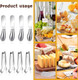 Spreader Knife Set8-Piece Cheese And Butter Spreader Knivesmini Serving Tongsstainless Steel Multipurpose Butter Knives Used For Cheese Cold Butter Jam And Other Kitchen Daily