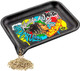 Santa Cruz Shredder Freak Brothers Black Tray - Smooth Rounded Edges Spout For Easy Filling - Durable Design For Effortless Experience - Small