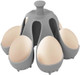 Silicone Standing Egg Boiler Rack Hard Boiled Egg Boiler To Hold 6 Eggs Kitchen Must Have Gaget