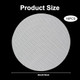 16Pcs 11 Inch Non-Stick Silicone Steamer Mesh Matreusable Round Silicone Steamer Linerswhite Dim Sum Mesh Round Dumplings Buns Mat Steamed Pad For Home Kitchen Cooking