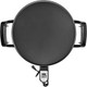 18.5" Electric Griddle For Teff Pancakes Injera Anjero Crepe Lefse Mogogo & Mitad - Adjustable Digital Heat Control Even Heat Distribution Non-Stick Surface