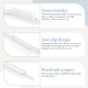 2 Pcs Butter Knife Cheese Spreader Knives 5 Inch Butter Knife With White Porcelain Handle Wide Blade Cheese Spreader For Cutting Spreading Butter Cheese