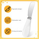 2 Pcs Butter Knife Cheese Spreader Knives 5 Inch Butter Knife With White Porcelain Handle Wide Blade Cheese Spreader For Cutting Spreading Butter Cheese