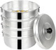 Aluminium Momos Steamerno 10Capacity 2.735 Litrs Having Three Tier Lbh 20 Cm