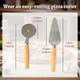Round Pizza Cutting Boardbamboo Pizza Peel 12 Inchwood Pizza Peel With Cheese Kniferound Cutting Board Set Of 3