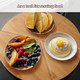 Round Pizza Cutting Boardbamboo Pizza Peel 12 Inchwood Pizza Peel With Cheese Kniferound Cutting Board Set Of 3