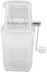 Topincn Manual Ice Crusher Multifunctional Specialty Appliances Shaved Ice Machines Household Ice Breaker With Clear Internal Structure For Home Kitchen Using (Translucent)