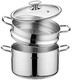 Prime Cook 3'' Depth Stainless Steel 18/10 Steamer Basket With 28Cm/ 11.02'' Diameter