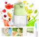 10 Blade Juicer Cup - Portable Rechargeable Blender Large Capacity Suitable For Smoothies Milkshakes Travel Outdoor Activities & Gym Workouts - Grass Green