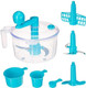 Kitchen Cutting Machine Creative Household Hand Pressure Type Garlic Mud Multifunctional Baby Food Scraps