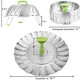 Dbm-Stainless Steel Vegetable Steamer Basket Designed For Cooking Vegetables Fish And Seafood. It Can Be Folded And Expanded To Fit Pots Of Various Sizes.(7.1" To 11")
