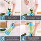 Titanfinity Portable And Rechargeable Battery Juice Blender Personal Size Blenders With Usb Rechargeable Mini Juicer Smoothie Blender Travel Size 380Ml Personal Blender For Shakes And Smoothies