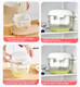 Nexus Precision Pro - Mini Electric Garlic Chopper 250Ml Usb Rechargeable Food Processor For Vegetables Onion Ginger & Chili Portable Kitchen Mincer With 1-Click Operation (Cream)