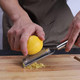 Heavy Duty Metal Lemon Squeezer – Manual Citrus Juicer Hand Press Ergonomic Bird-Shaped Lime Juicer For Kitchen & Bar – Yellow