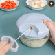 Manual Vegetable Cutter Chopper Hand Pull String Fruit And Vegetable Chopper And Mincer Stainless Steel Blades Bpa (Green 500Ml) Vs-04