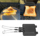 Sandwich Maker Foldable Portable Non Stick Breakfast Maker Press Pan For Home Camping