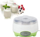 Diy Yogurt Maker Machine Compact Yogurt Maker Machine Family Kitchen Stainless Steel Container (Us Plug 110V)