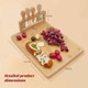 Bamboo Charcuterie Boards Cheese Board Knife Set14‘’X11‘’House Warming s For Home For Mom Couples Bridal Shower Bridesmaid s (13 X 10 X 0.59 Inches)