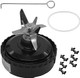 Replacement Pro Extractor Blade With Extra Gasket Compatible With Ninja Mega Kitchen System (Bl770) Blender/Food Processor With 1500W Bl770A 30/ Bl770 30/Bl773Co 30/Bl771 30/Bl772 30/Bl770W 30(Bl770)