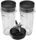 Replacement 16Oz Cup With Lid And Extractor Blade Compatible With Nutri Ninja Fit 700 Watt 2 In 1 Blender Food Processor Smoothier Qb3000Ssw 30/ Qb3000Qr/ Qb3001Ss 30(Cup With Seal Lid))