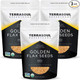 Terrasoul Superfoods Organic Golden Flax Seeds 6 Lbs 3 Pack