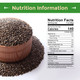 Sincerely Nuts Black Chia Seeds  Natural Superfood   Raw  Gluten  Free  Vegan and  Kosher  Healthy Food Perfect for Oatmeal  Shakes  Smoothies  Source of Protein Omega 3  Fiber. 5 LB Bag