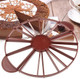 Aylifu Cake Portion Marker Cheesecake Cutter 10/12 Slice Double Sided Cake Cutter Slicer With Handle For Pastry Baking (Brown 26.8Cm/10.6Inch Diameter) Aylifu Cake Portion Marker Cheesecake Cutter 10/12 Slice Double Sided Cake Cutter Slicer With Handle For Pastry Baking (Brown 26.8Cm/10.6Inch Diameter)