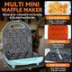Baker'S Friend Waffle Cone Maker Machine With Browning Control Nonstick Waffle Bowl Maker 7.5” Ice Cream Cone Maker Thin Waffle Maker Crispy Cone Roller & Bowl Press Included Graphite
