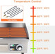 Commercial Electric Griddle 14" Electric Countertop Flat Top Griddle1600W 110V Non-Stick Electric Flat Top Grill Stainless Steel Teppanyaki Grill122℉-572℉ Adjustable Temperature For Restaurant Home Commercial Electric Griddle 14" Electric Countertop Flat Top Griddle1600W 110V Non-Stick Electric Flat Top Grill Stainless Steel Teppanyaki Grill122℉-572℉ Adjustable Temperature For Restaurant Home