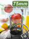 Juicer 1200W Juicer Machine With 3" Feed Chute For Whole Fruits And Vegs Dual Speeds Centrifugal Juice Extractor Maker With Heavy Duty Full Copper Motor High Juice Yield Easy To Clean