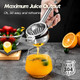 Ccko Lemon Lime Squeezer Stainless Steel Manual Juicer Extra Large Heavy Duty Citrus Juicer Hand Press Max Extraction Fruit Juicer For Oranges Lemons Limes Ccko Lemon Lime Squeezer Stainless Steel Manual Juicer Extra Large Heavy Duty Citrus Juicer Hand Press Max Extraction Fruit Juicer For Oranges Lemons Limes