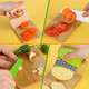 10Pcs Kids Knife Set Toddler Safe Knives For Real Cooking Serrated Edges Kids Cooking Utensils Kitchen Tools For Toddlers Potato Slicers Cake Scraper 10Pcs Kids Knife Set Toddler Safe Knives For Real Cooking Serrated Edges Kids Cooking Utensils Kitchen Tools For Toddlers Potato Slicers Cake Scraper