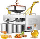 Cgoldenwall 1500W Commercial Oil Press Machine Oil Extractor Expeller With Intelligent Temperature Controller/Industrial Motor/All Stainless Steel/Ce (110V Us Plug)