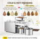 Cgoldenwall 1500W Commercial Oil Press Machine Oil Extractor Expeller With Intelligent Temperature Controller/Industrial Motor/All Stainless Steel/Ce (110V Us Plug)