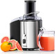 Chefman 2-Speed Electric Juicer Extra-Wide Feeding Tube For Whole Fruits Make Nutritious Vegetable And Green Juice Detachable 1-Quart Pitcher Built-In Foam Separator Dishwasher-Safe Parts