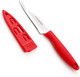 Kitchen Paring Knives Knife Sets With Safety Sheath Cover Set Of 4 Red Yellow Blue & Green Knife