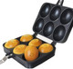Smiling Egg Waffle Maker Pan Waffle Cake Mold Pot Non-Stick Double Side Egg Waffle MakerComes With Silicone Oil BrushStirrer And Cleaning ClothPerfect For Kids' Breakfast