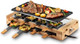 Indoor Grill Cusimax Raclette Table Grill 1500W Electric Grill Korean Bbq Grill With 2 In 1 Reversible Non-Stick Plate/Wooden Base Party Grill With 8 Trays & Wooden Spatulas Model