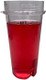 Replacement 16Oz Cup With 4 Tabs And Lid Compatible With Nutri Ninja Fit 700 Watt 2 In 1 Blender Food Processor/Ninja Professional Countertop Blender With 1100W (4 Tabs 16Oz Cup With Spout Lid)