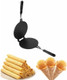 Estink Eggs Roll Maker Aluminum Household Round Shape Waffle Baking Diy Ice Cream Pancake Waffle Cone Maker For Kitchen Restaurant Cake Bakeware Baking Tool 15.7 X 7.3 X 1 In