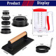 Breakfast Kit For Blackstone Grill 7 Piece Griddle Accessories Set - Including Pancake Batter Dispenser Bacon Press Egg Rings Hamburger Press Patty Maker