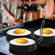 Breakfast Kit For Blackstone Grill 7 Piece Griddle Accessories Set - Including Pancake Batter Dispenser Bacon Press Egg Rings Hamburger Press Patty Maker