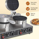 Garveehome Bubble Waffle Maker 1400W Commercial Bubble Waffle Maker Machine Non-Stick Egg Waffle Maker Electric Bubble Waffle Baker For Home Or Commercial Use Single Silver
