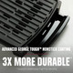 George Foreman 4-Serving Removable Plate Electric Grill And Panini Press George Tough Non-Stick Coating Drip Tray Catches Grease Black