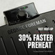 George Foreman® Fully Submersible™ Grill Dishwasher Safe Wash The Entire Grill Easy-To-Clean Nonstick Black/Grey