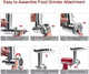 Gvode Meat Grinder Attachment For Kitchenaid Stand Mixer Meat Grinders Includes 4 Grinding Plates 3 Sausage Stuffer Tubes 2 Grinding Blades For Kitchenaid Mixer Attachments