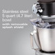 Hamilton Beach Professional All-Metal Stand Mixer With Specialty Attachment Hub 5 Quart Bowl 12 Speeds Includes Flat Beater Dough Hook Whisk (63240) Hamilton Beach Professional All-Metal Stand Mixer With Specialty Attachment Hub 5 Quart Bowl 12 Speeds Includes Flat Beater Dough Hook Whisk (63240)