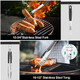 Haushof Large Grilling Accessories Bbq Grill Set Heavy Duty Stainless Steel Barbecue Utensils With 16-1/2" Spatula Brush Fork Tongs Skewers Thermometer Bag Ideal 15Pcs Haushof Large Grilling Accessories Bbq Grill Set Heavy Duty Stainless Steel Barbecue Utensils With 16-1/2" Spatula Brush Fork Tongs Skewers Thermometer Bag Ideal 15Pcs