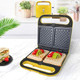 Multi Baker With 3 Sets Of Interchangeable Plates For Making Belgian Waffle Gourmet Sandwich Doughnuts And More Snacks